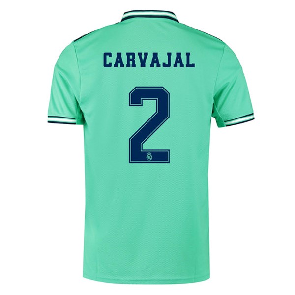 Camiseta Real Madrid NO.2 Carvajal Replica Tercera Ropa 2019/20 Verde